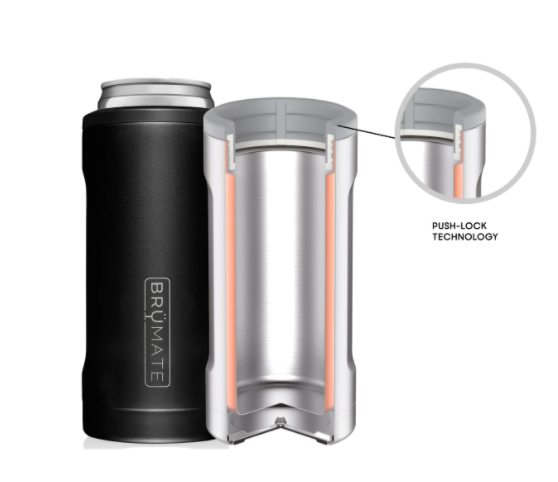 Brumate Hopsulator Slim Insulated Can Cooler in Limited Edition Rainbow  Titanium