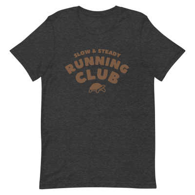 Slow & Steady Logo T-shirt - Dark Heather Grey