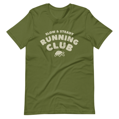 Slow & Steady Logo T-shirt - Olive Green